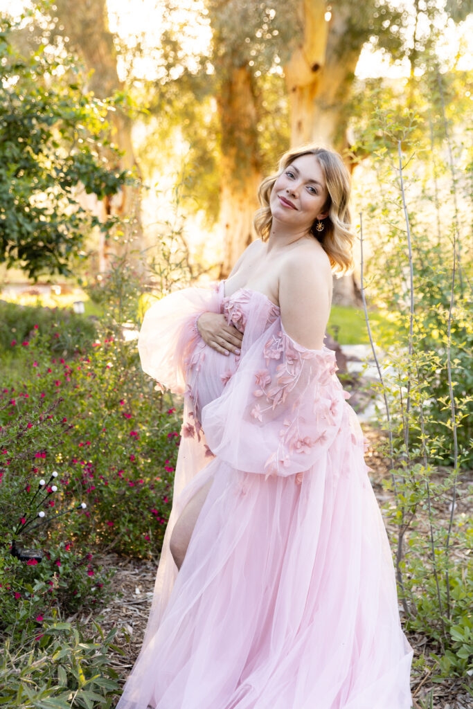 Whimsical maternity session with Katie Gilbert Photography at Aravapia Farms