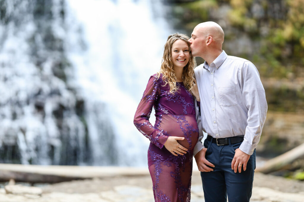 Ousel Falls maternity session. 