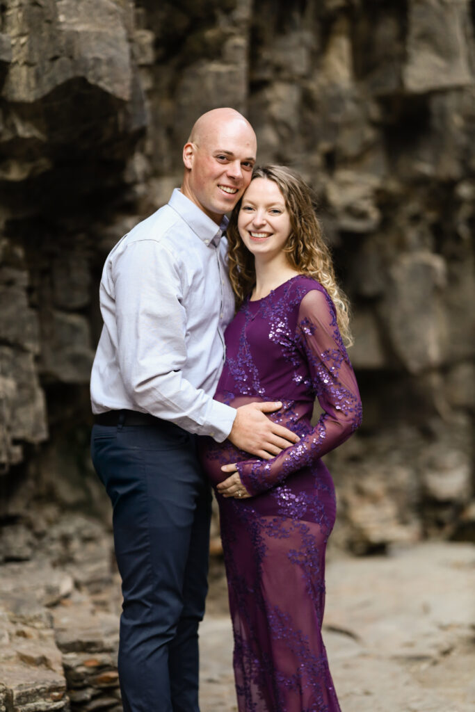 Ousel Falls maternity session. 